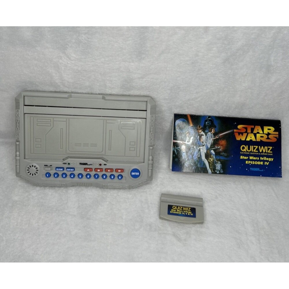 STAR WARS Tiger Electronics Quiz Wiz Trivia Game Episode IV V VI Trilogy